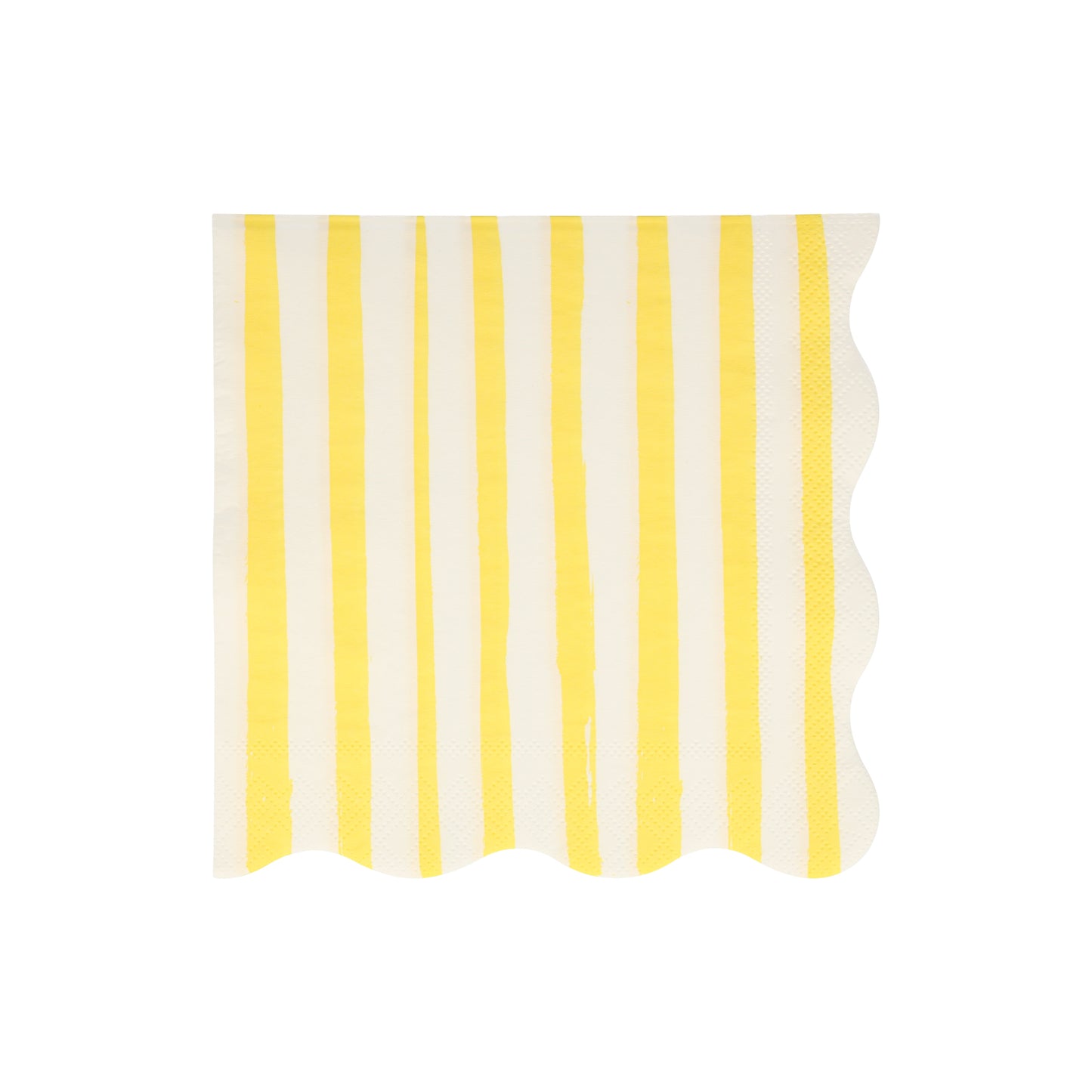 Yellow Stripe Large Napkins (16 per pack)
