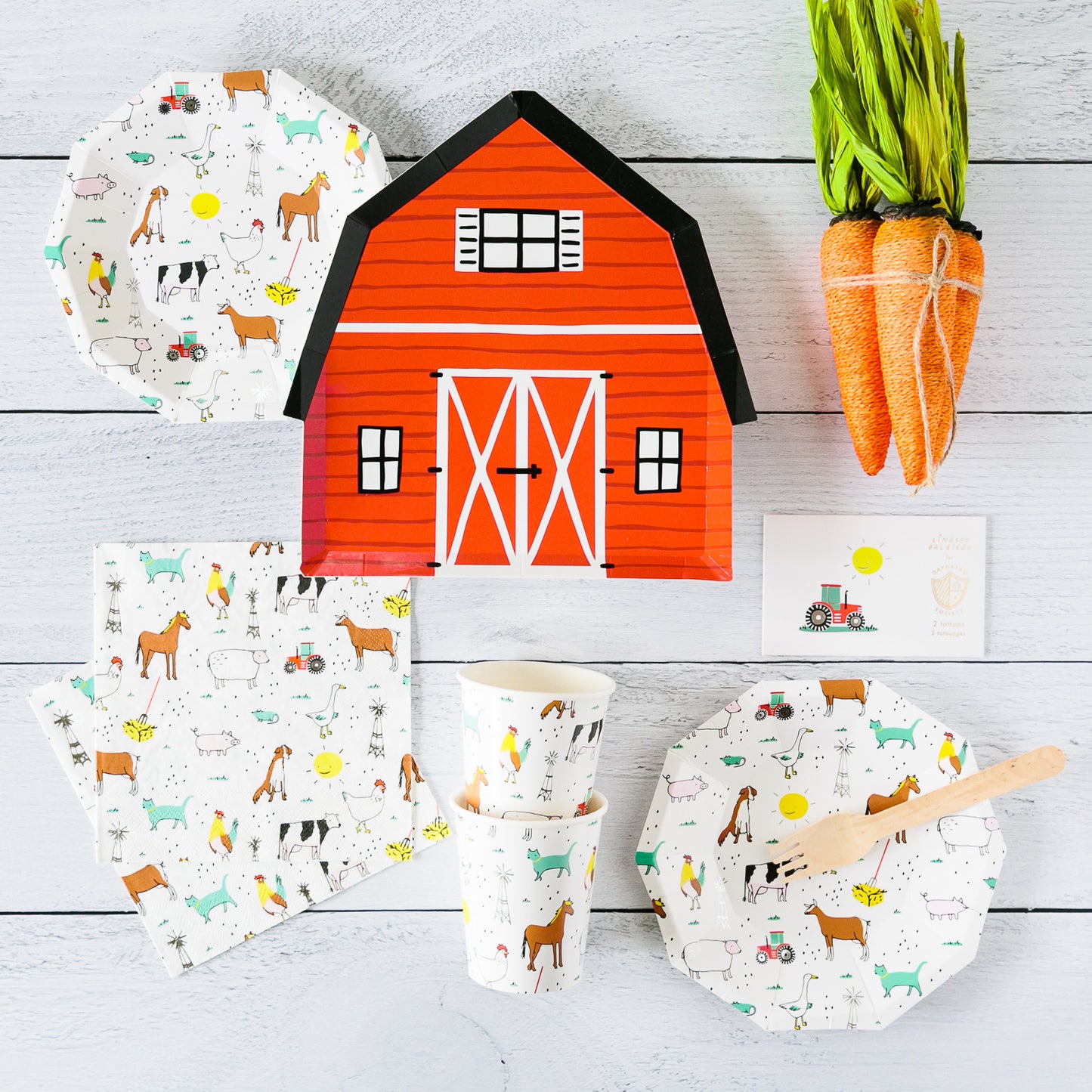 On The Farm Large Plates (8 per pack)