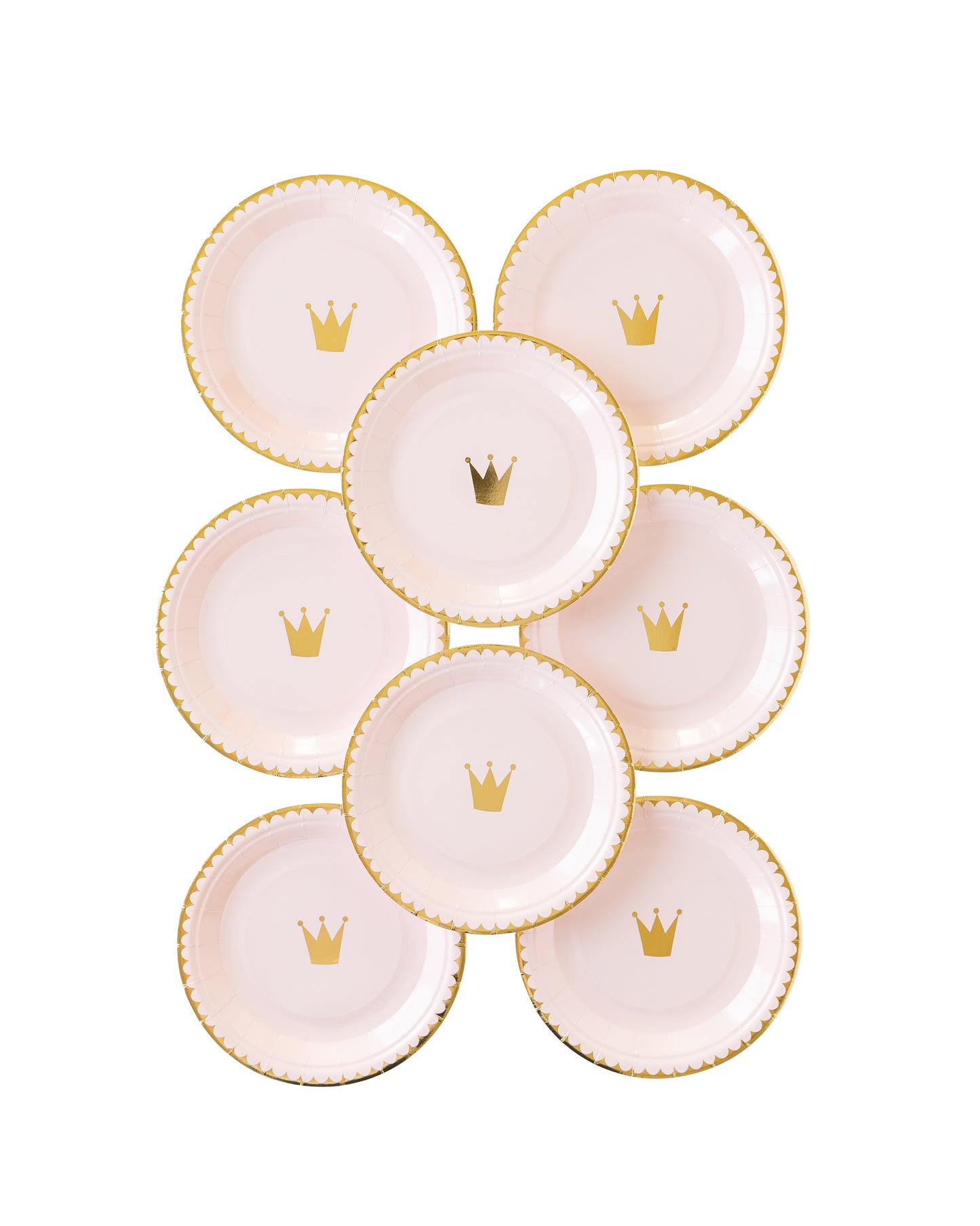 Princess Crown Small Plate (8 per pack)