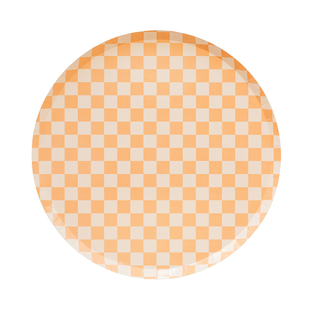 Check It! Peaches N' Cream Dinner Plates (8 per pack)