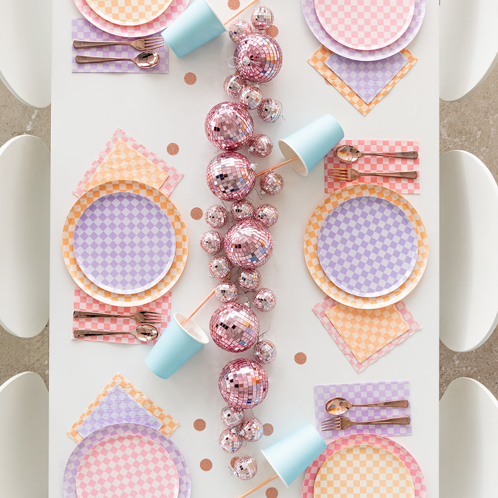 Check It! Peaches N' Cream Dinner Plates (8 per pack)