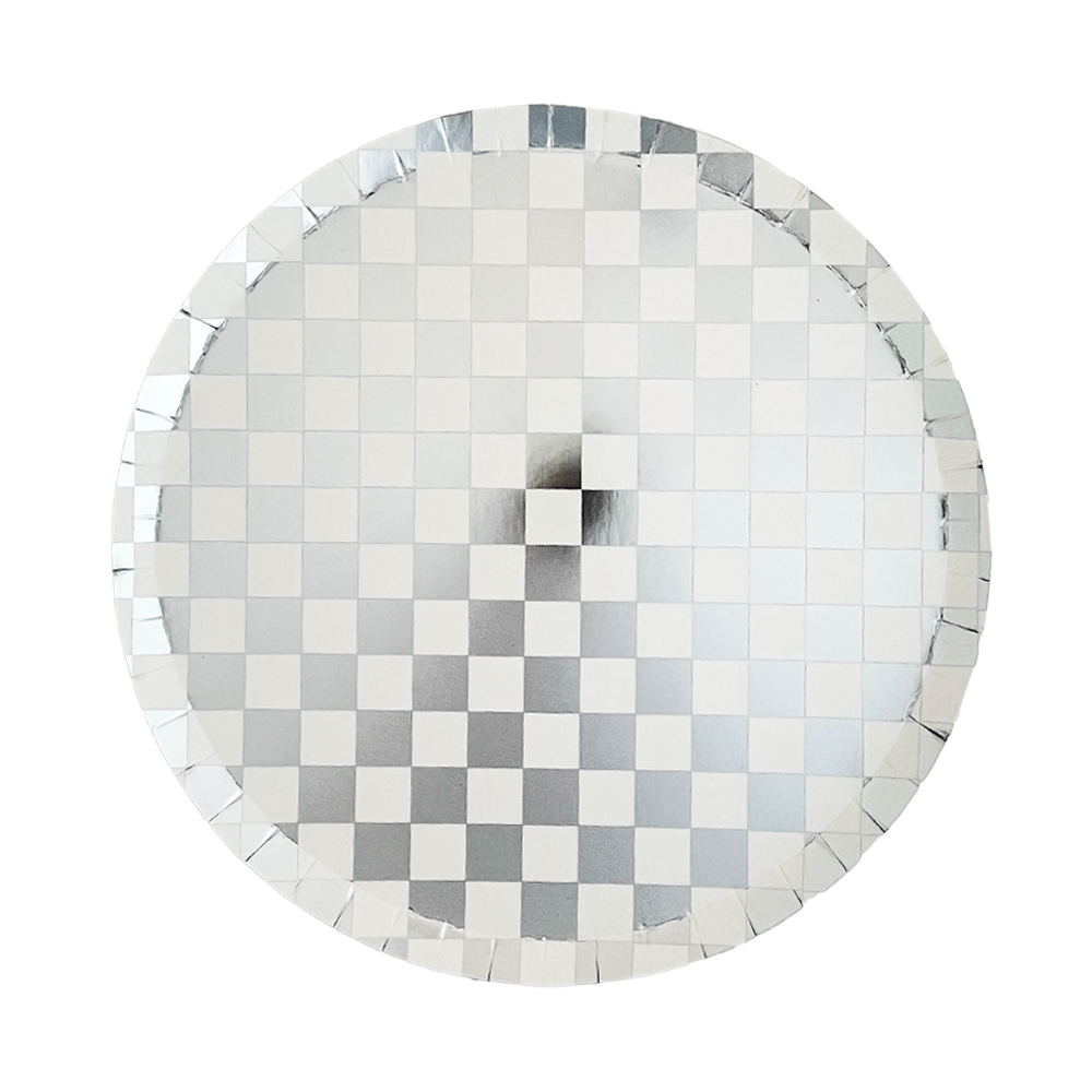 Check It! Dazzling Diamond Dinner Plates (8 per pack)