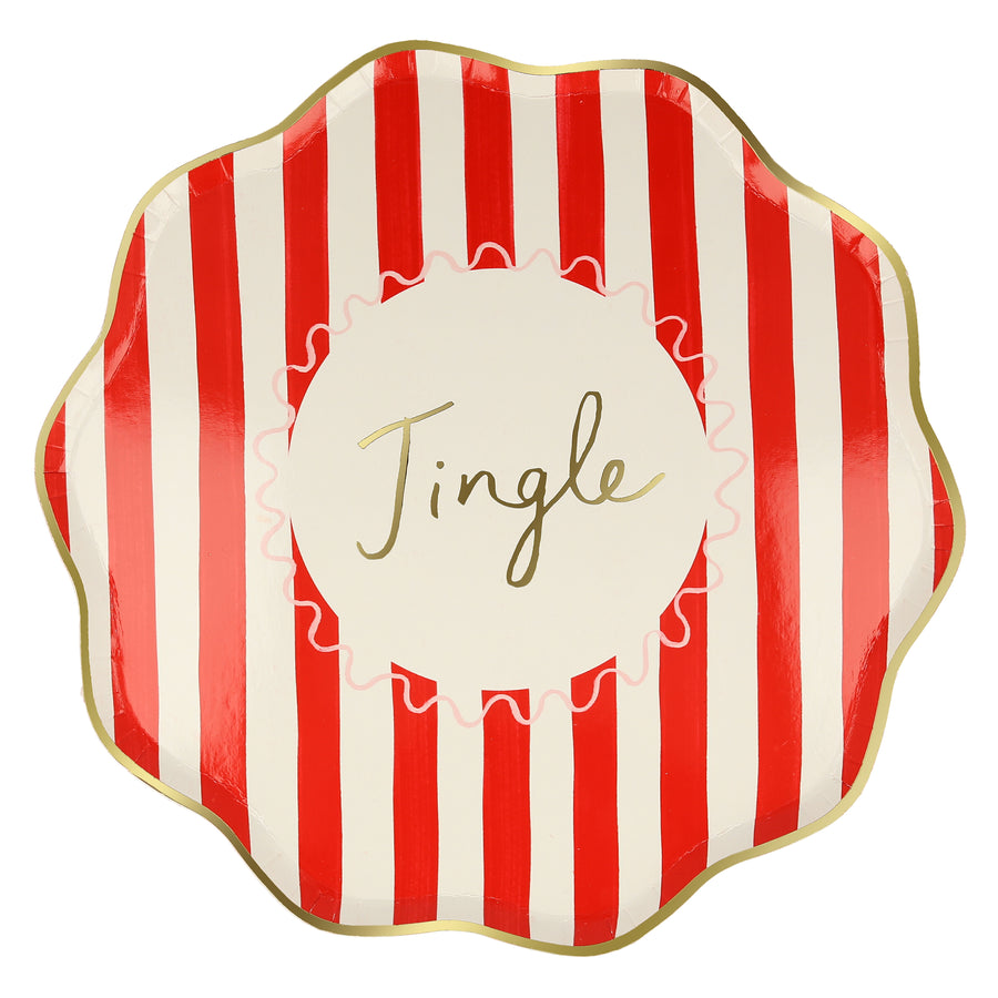 Striped Dinner Plates (8 per pack)