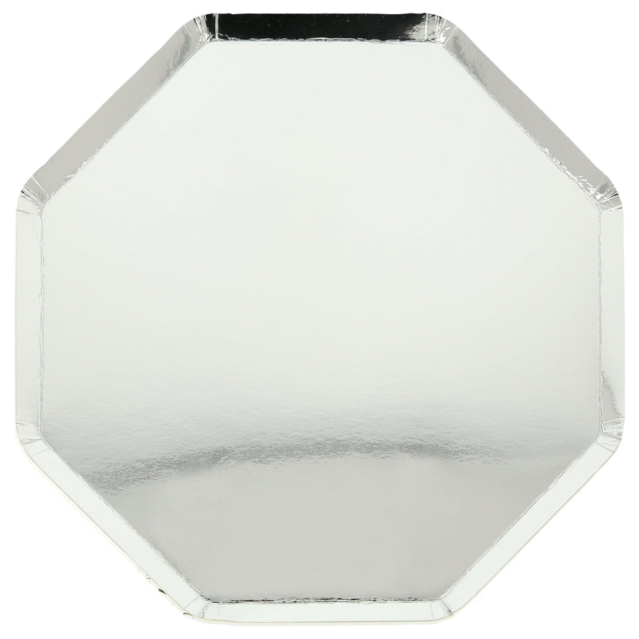 Silver Large Plates (8 per pack)