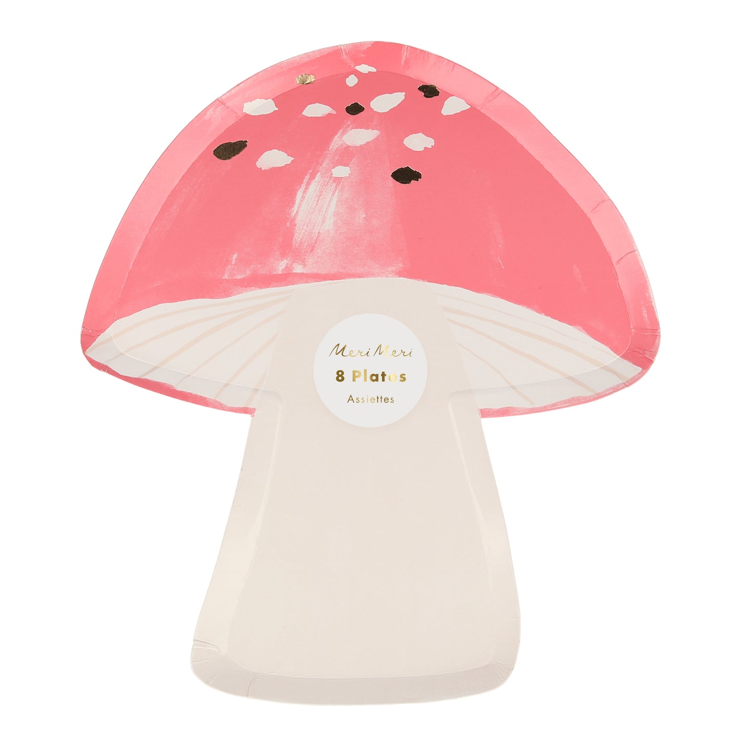 Fairy Mushroom Plates (8 per pack)