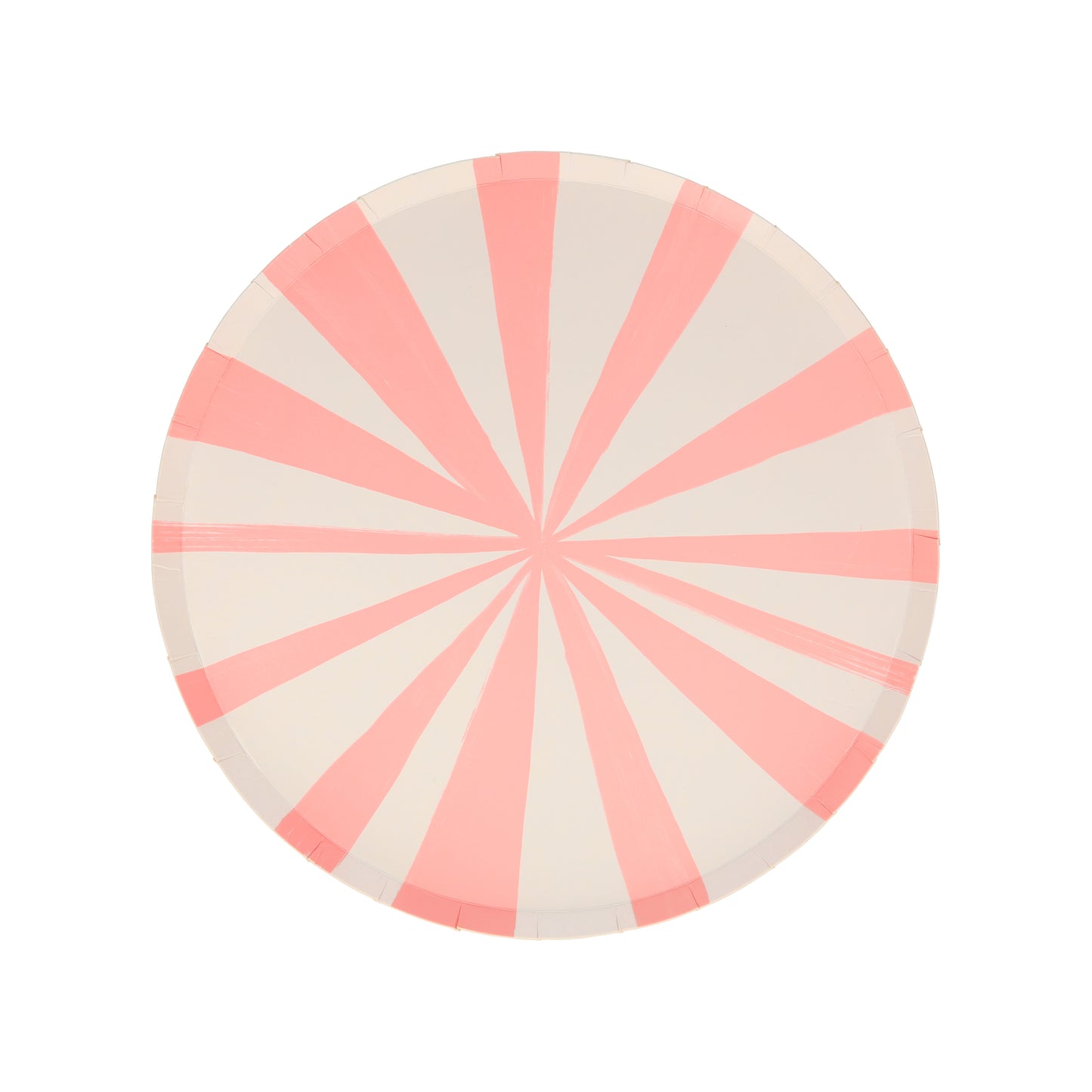 Pink Stripe Side Plates (8 per pack)