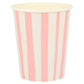 Pink Stripe Cup (8 per pack)