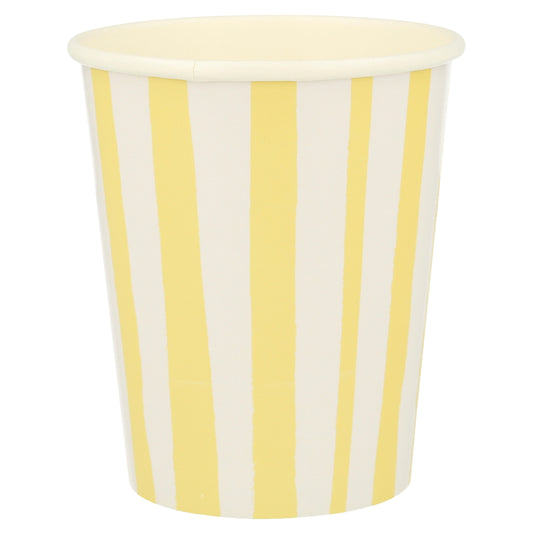 Yellow Stripe Cup (8 per pack)