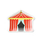 Carnival Tent Shaped Plate (8 per pack)