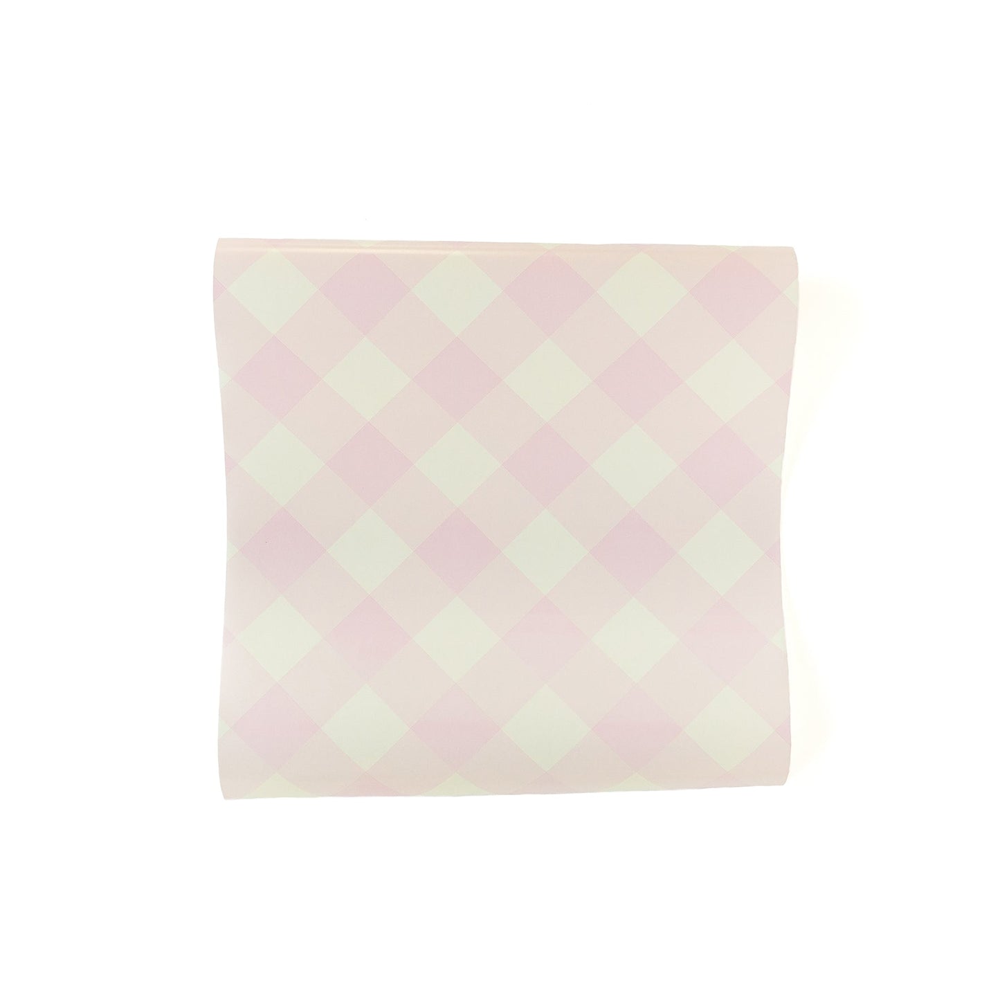 Pink Gingham Table Runner