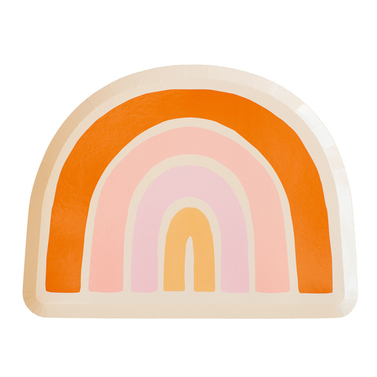 Boho Rainbow Large Plates (8 per pack)