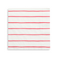 Candy Apple Frenchie Striped Large Napkins (16 per pack)