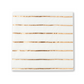 Rose Gold Frenchie Striped Large Napkins (16 per pack)