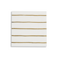 Gold Frenchie Striped Petite Napkins (16 per pack)