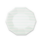 Mint Frenchie Striped Small Plates (8 per pack)