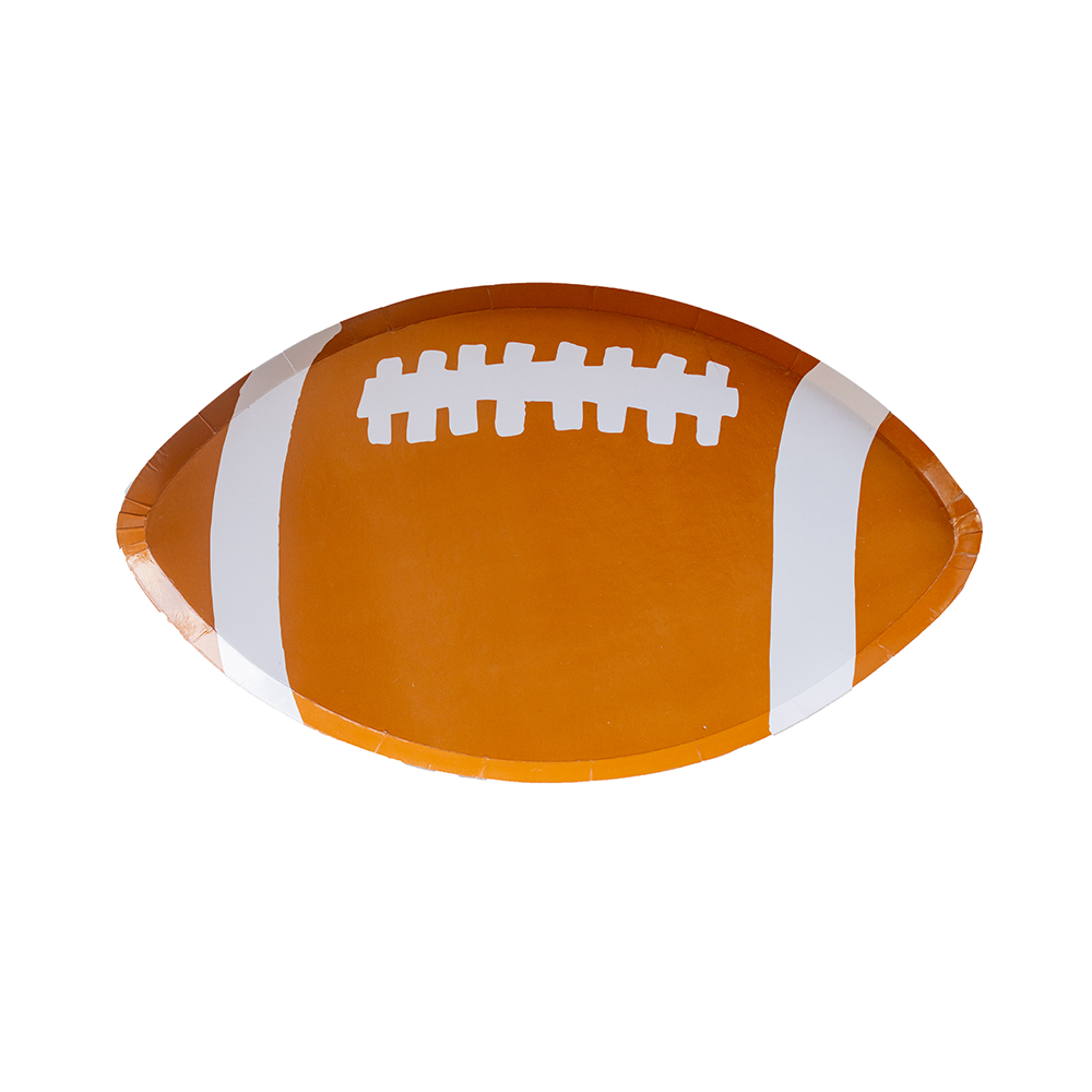 Good Sport Small Football Plates (8 per pack)