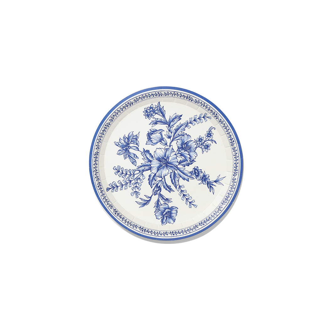 French Toile Small Plates (10 per pack)