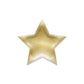 Gold Star Shaped Plate (8 per pack)