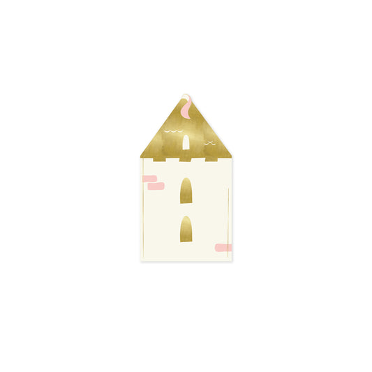 Princess Castle Shaped Guest Napkin (18 per pack)