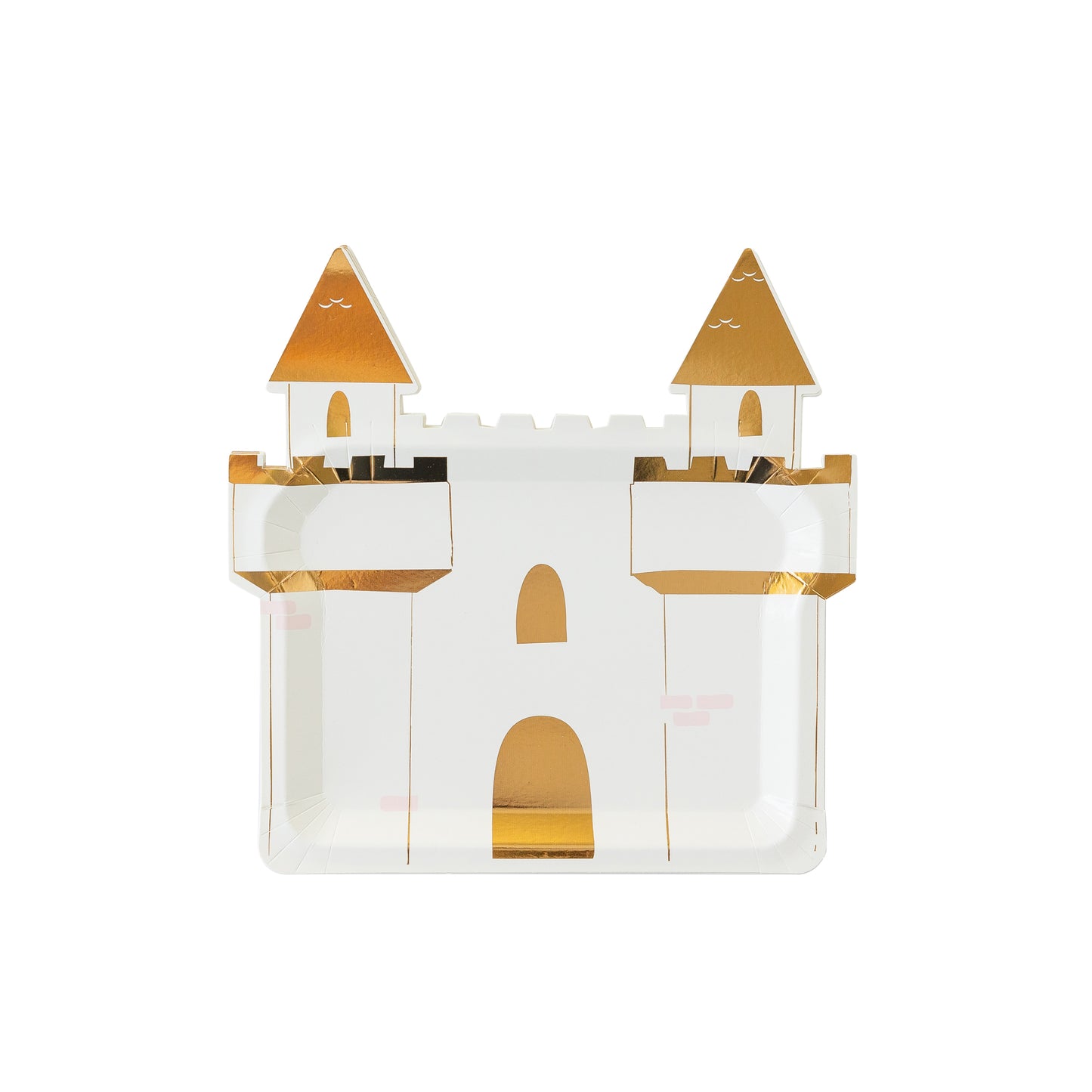 Princess Castle Shaped Large Plate (8 per pack)