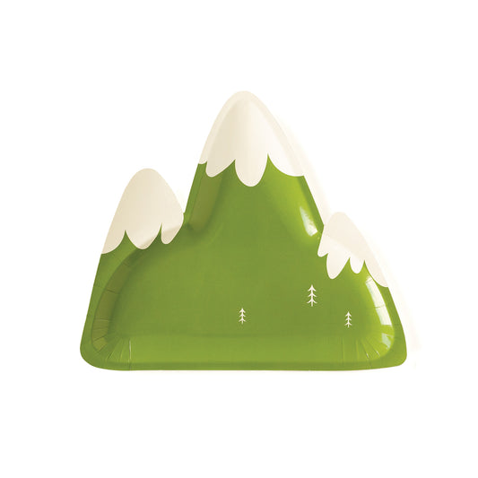 Adventure Mountain Shaped Plates (8 per pack)