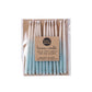 Aqua Ombre Beeswax Birthday Candles (12 per pack)