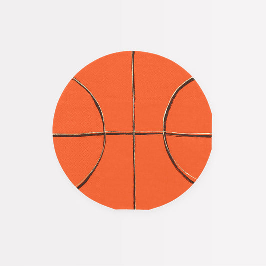 Basketball Napkins (16 per pack)