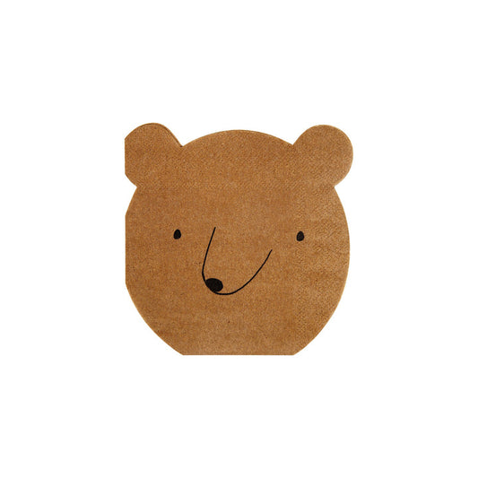 Bear Small Napkins (20 per pack)