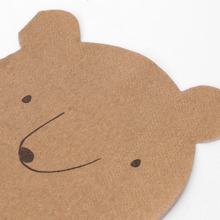 Bear Small Napkins (20 per pack)