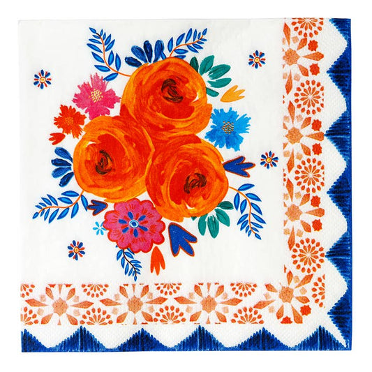 Boho Spice Floral Napkins (20 per pack)