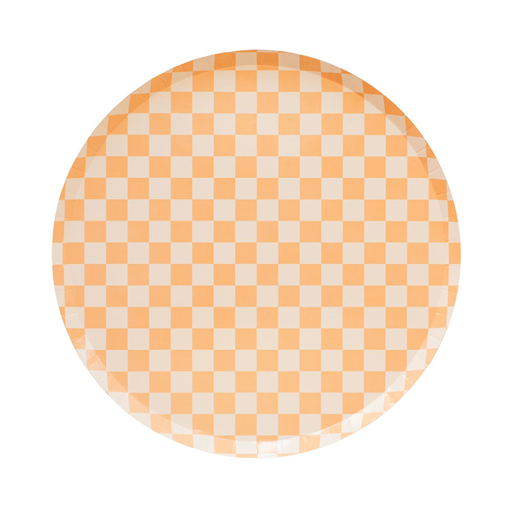 Check It!  Peaches N' Cream Dinner Plates (8 per pack)