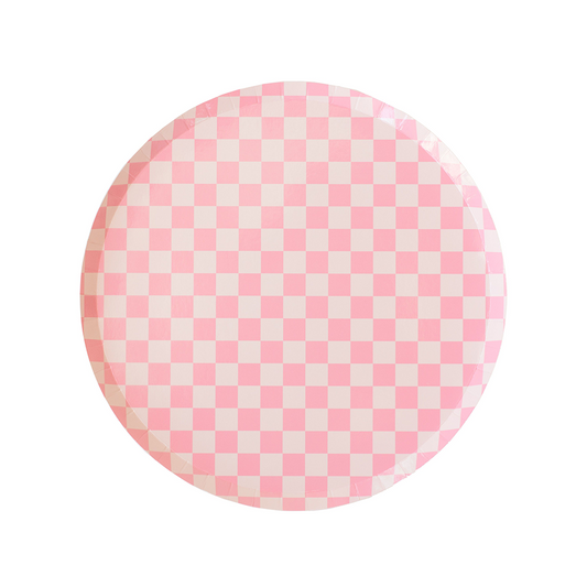 Check It! Tickle Me Pink Dessert Plates (8 per pack)