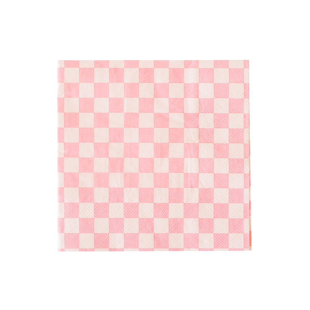 Check It! Tickle Me Pink Cocktail Napkins (20 per pack)