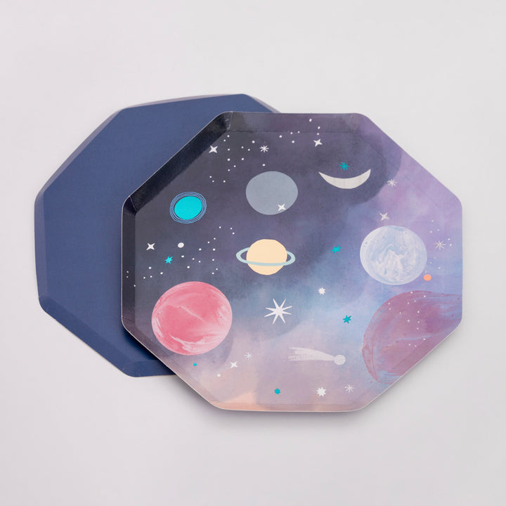 Space Dinner Plates (8 per pack)