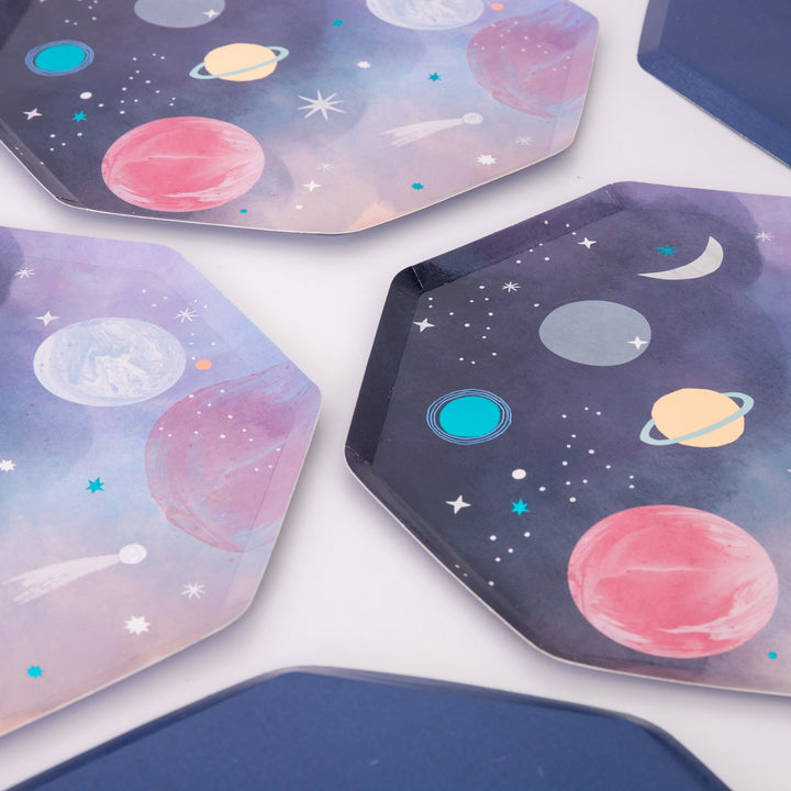 Space Dinner Plates (8 per pack)