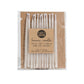 Ivory Beeswax Birthday Candles (12 per pack)