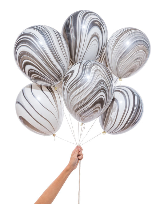 Marble Party Balloons (8 per pack)