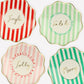 Striped Dinner Plates (8 per pack)