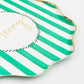 Striped Dinner Plates (8 per pack)