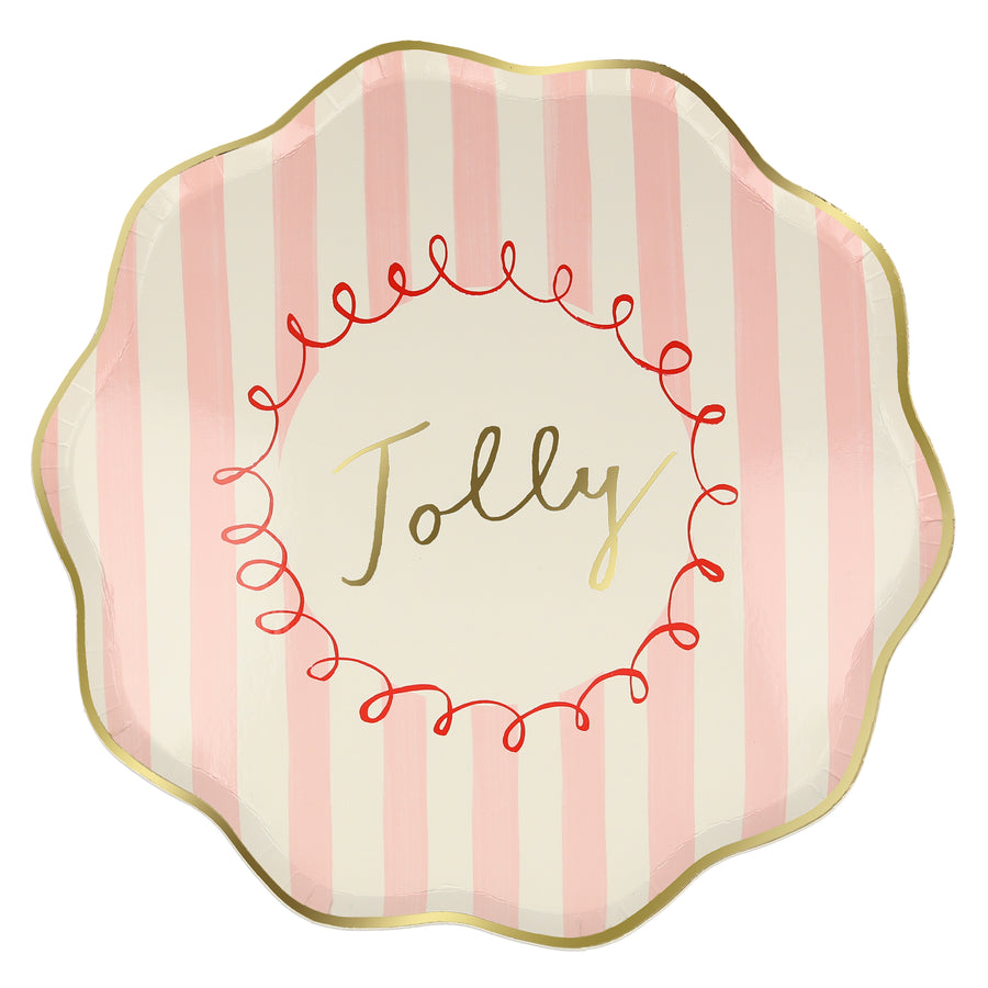 Striped Dinner Plates (8 per pack)