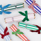 Stripe Velvet Bow Crackers (6 per pack)