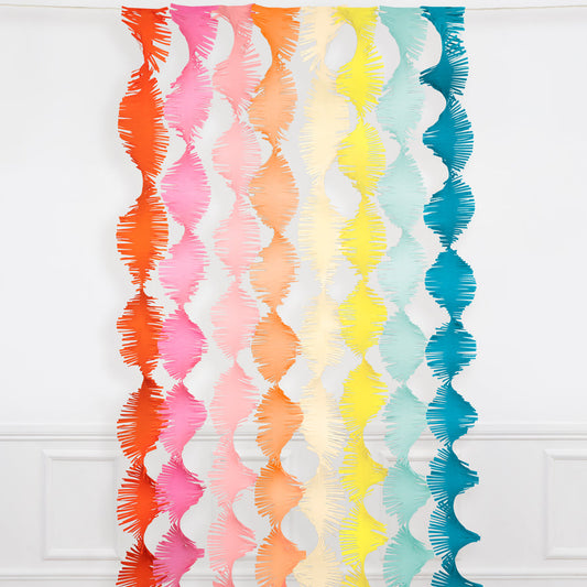 Rainbow Twisty Fringe Backdrop