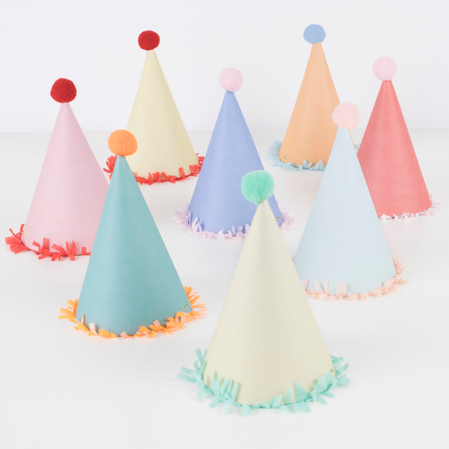 Large Party Hats (8 per pack)