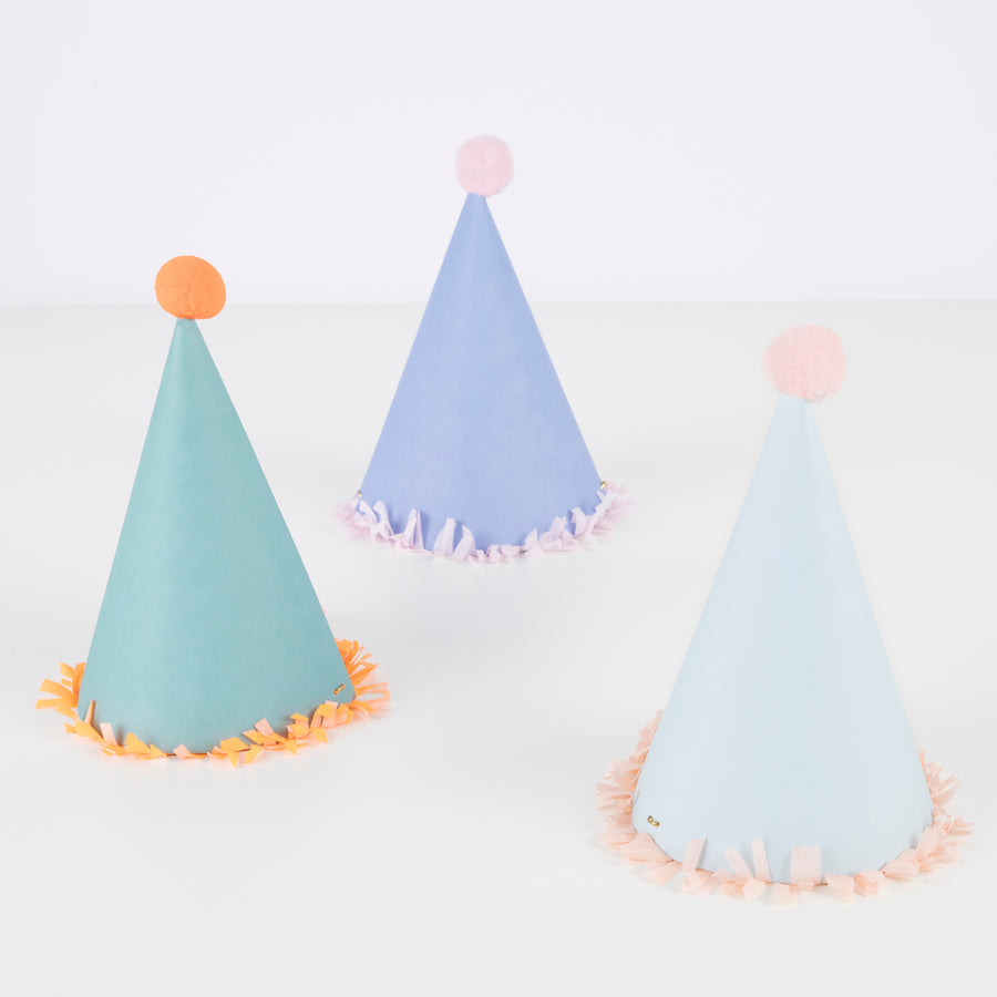 Large Party Hats (8 per pack)