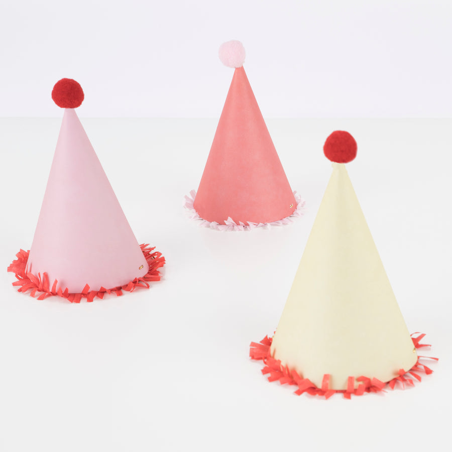 Large Party Hats (8 per pack)