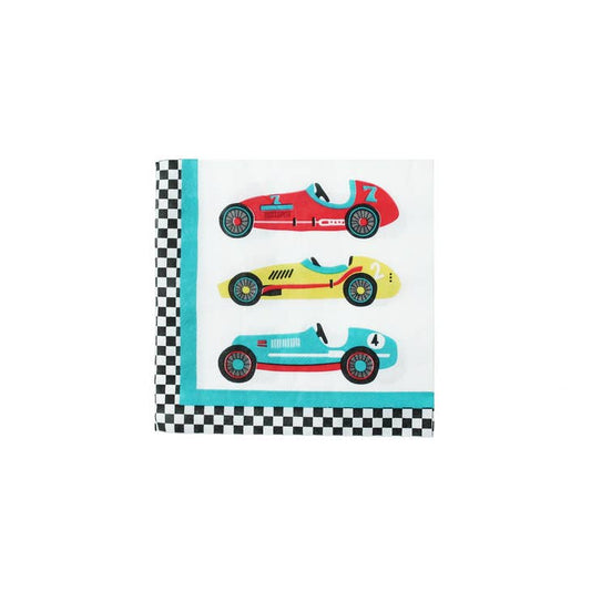 Vintage Race Car Napkins (24 per pack)