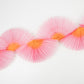 Pink Honeycomb Fan Garland