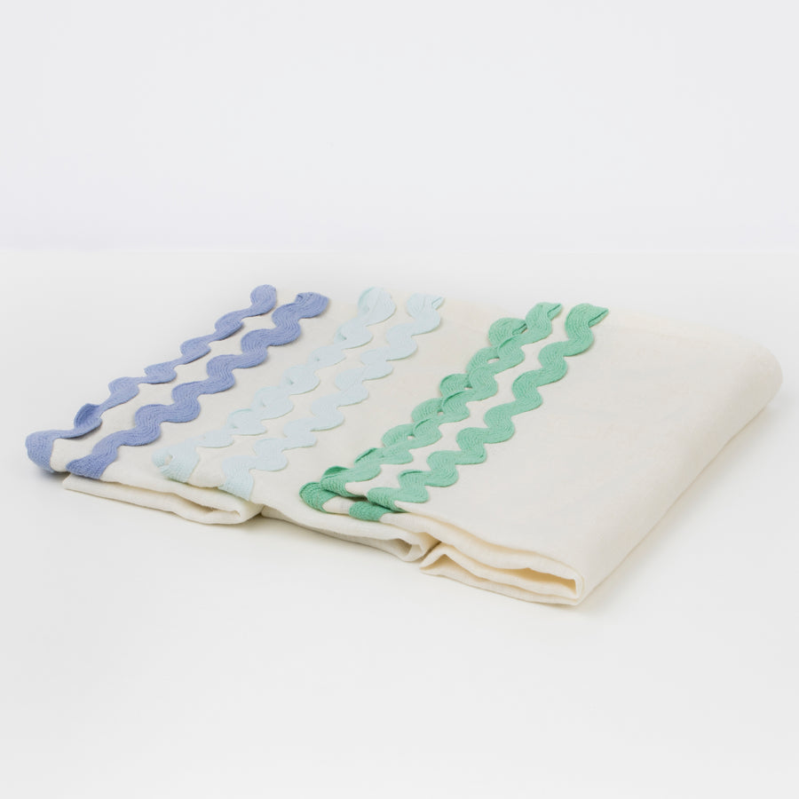 Colorful Ric Rac Fabric Napkins