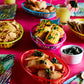 Colorful Plastic Food Baskets (6 per pack)
